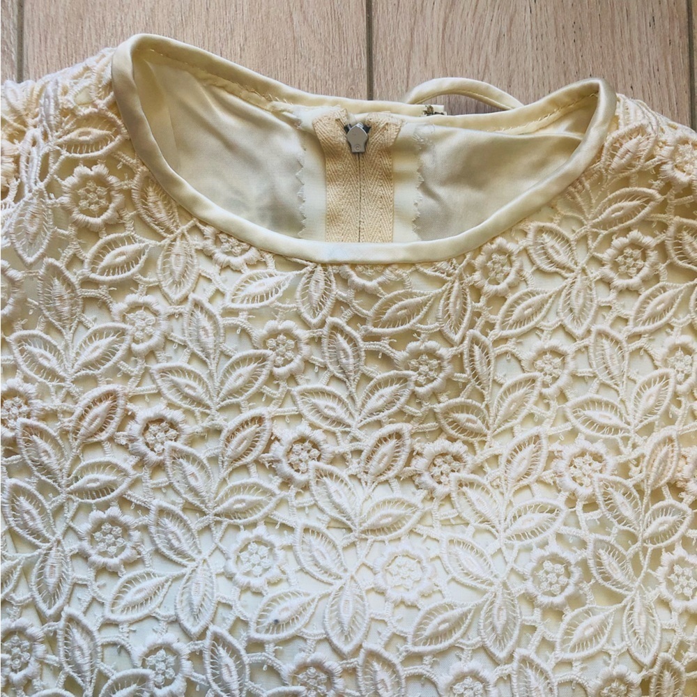 Handmade Ivory Lace Detailed Dress - Picture 5 of 13